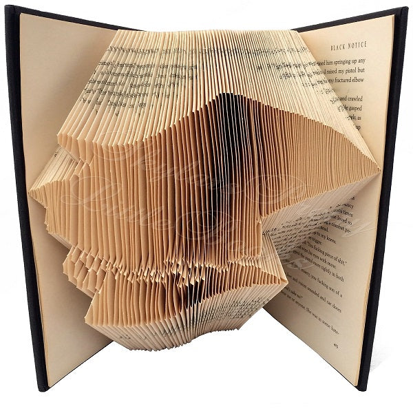 Alice In Wonderland Folded Book Art