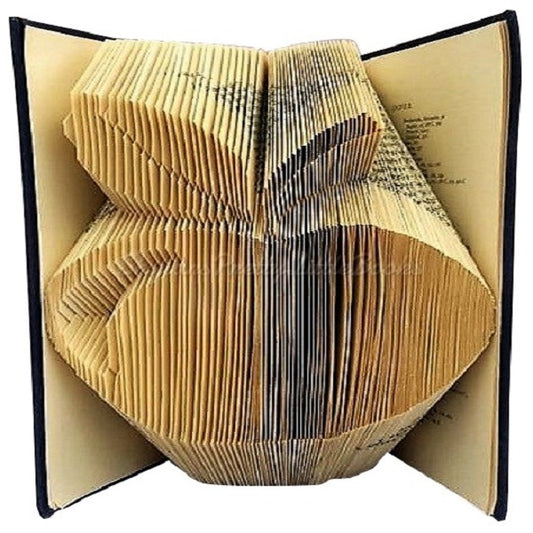 Apple Folded Book Art