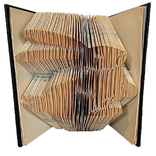 Bunny Rabbit Folded Book Art