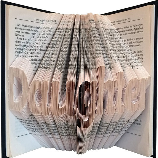 Family Folded Book Art - Daughter