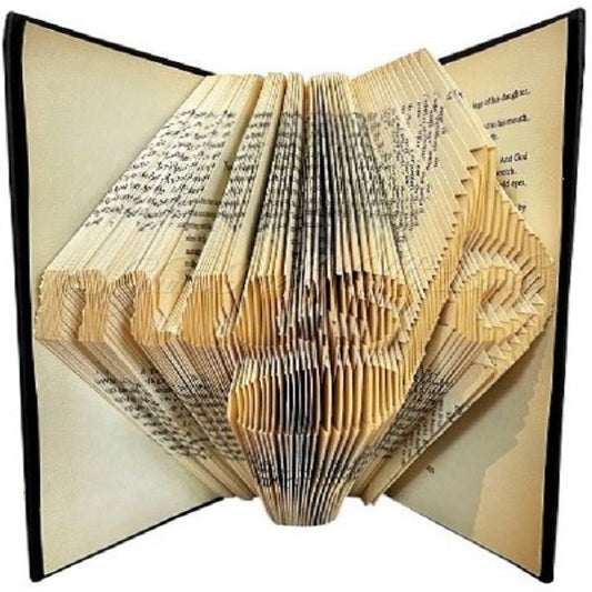 Music With A Note Folded Book Art