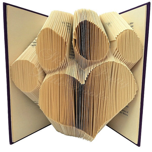 Paw Heart Folded Book Art