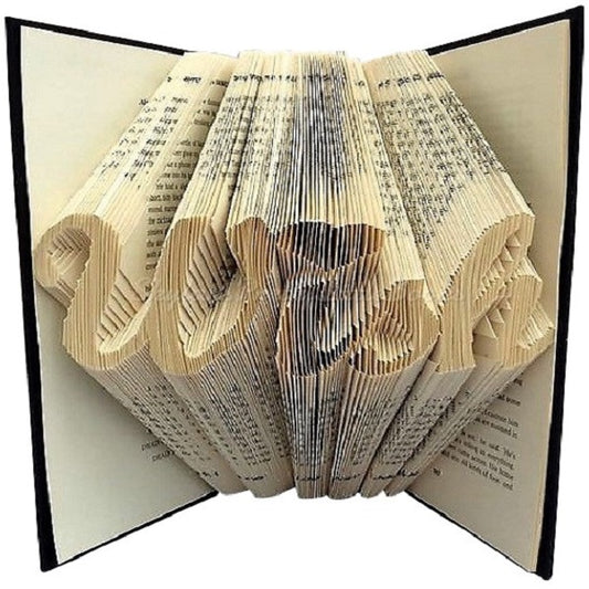 Wish Folded Book Art